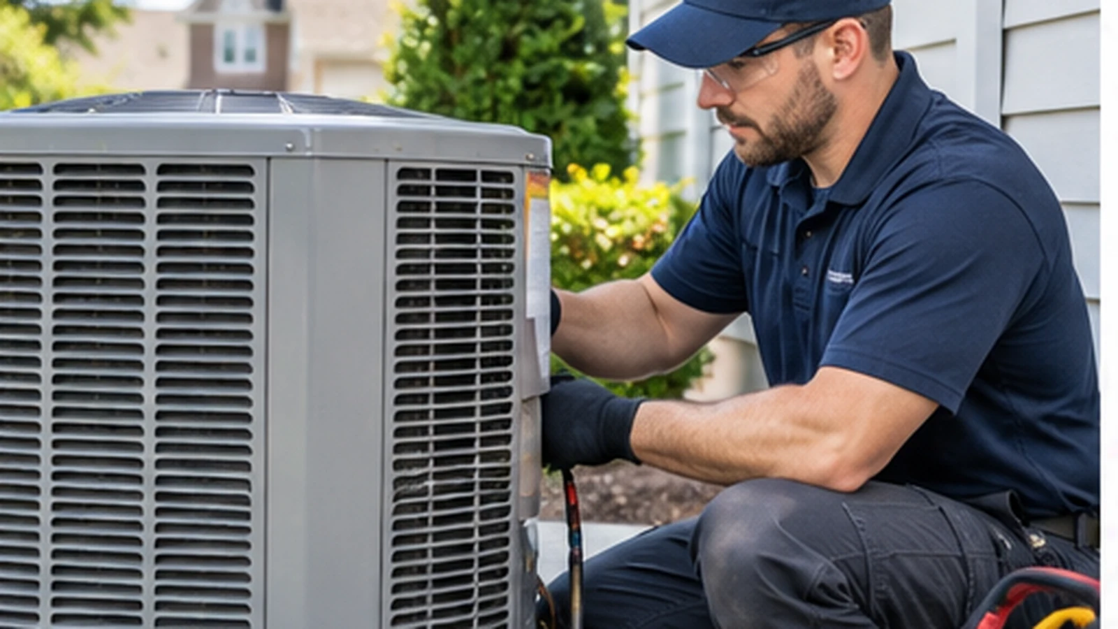 Premium HVAC template hero placeholder