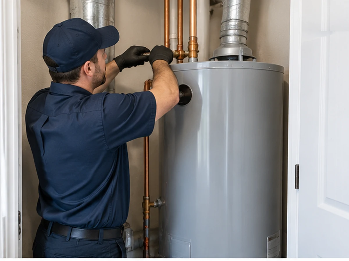 Water heater illustration