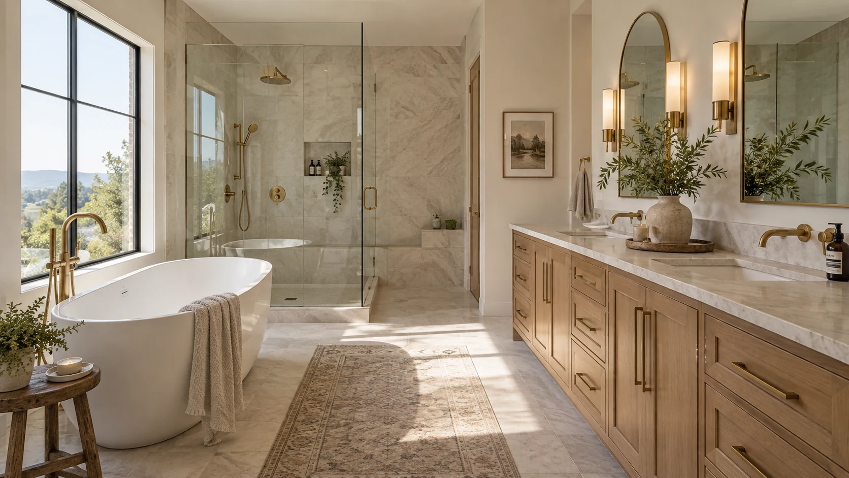 Luxury spa bathroom